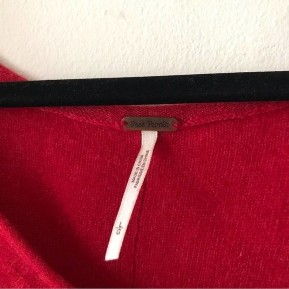 Free People Cashmere V Neck Sweater - Picture 3 of 6